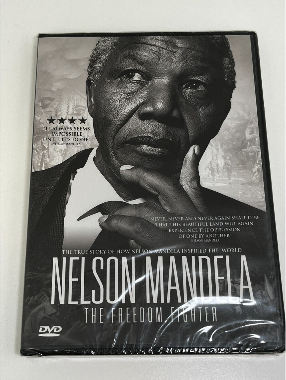 Nelson Mandela The Freedom Fighter DVD - Brand New Sealed